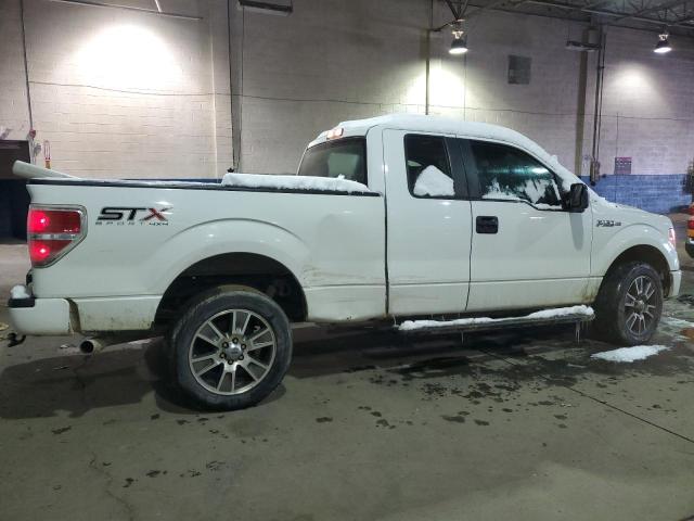 1FTFX1EF3EFC25090 - 2014 FORD F150 SUPER CAB WHITE photo 3