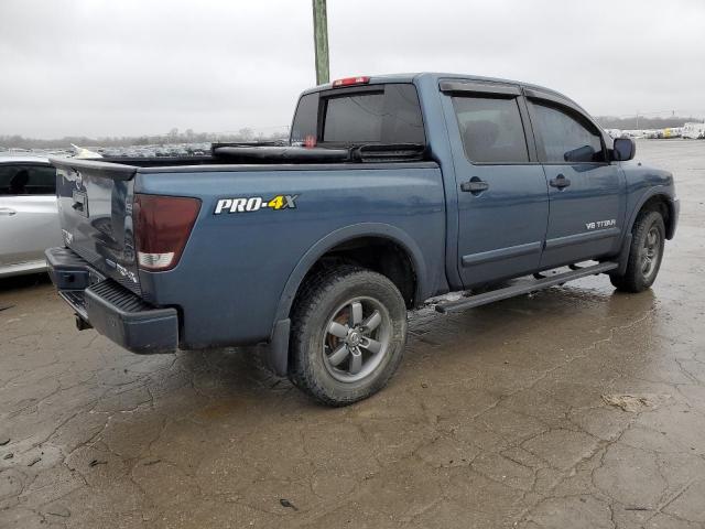 1N6BA0ECXDN309814 - 2013 NISSAN TITAN S BLUE photo 3