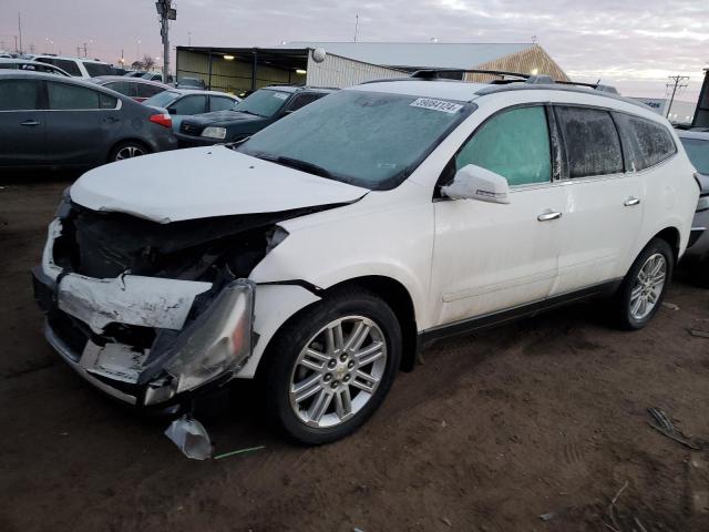 1GNKVGKD2FJ263152 - 2015 CHEVROLET TRAVERSE LT WHITE photo 1