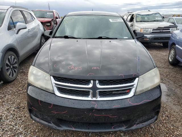 1C3CDZAB1CN294610 - 2012 DODGE AVENGER SE BLACK photo 5