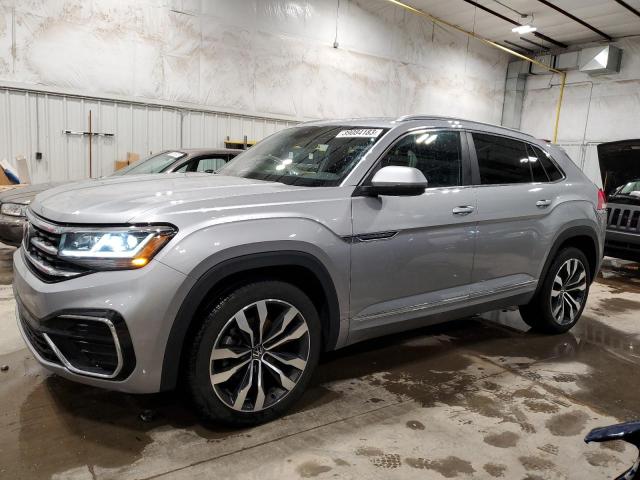 1V2RE2CA5LC224732 - 2020 VOLKSWAGEN ATLAS CROS SEL R-LINE GRAY photo 1