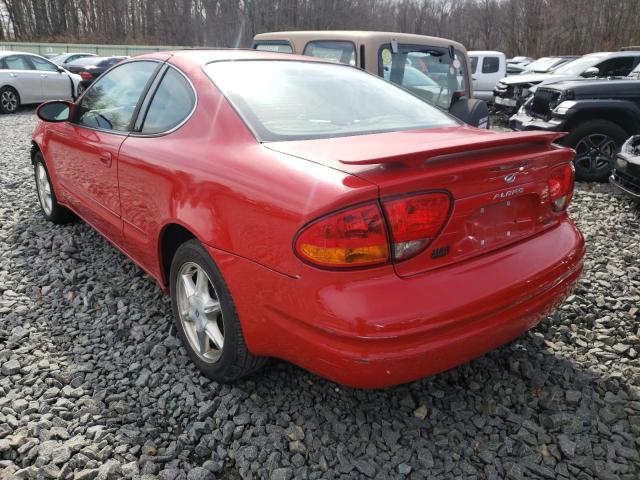 1G3NF12EXXC385479 - 1999 OLDSMOBILE ALERO GLS RED photo 3