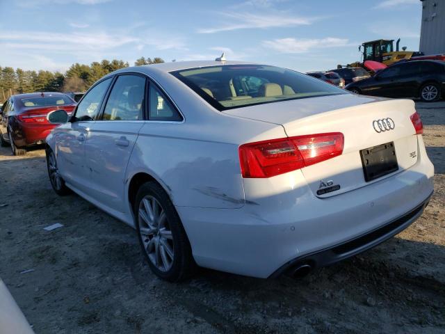 WAUHGAFC4DN130861 - 2013 AUDI A6 PRESTIGE თეთრი ფოტო 2