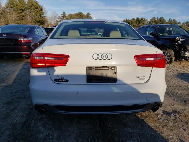 WAUHGAFC4DN130861 - 2013 AUDI A6 PRESTIGE თეთრი ფოტო 6