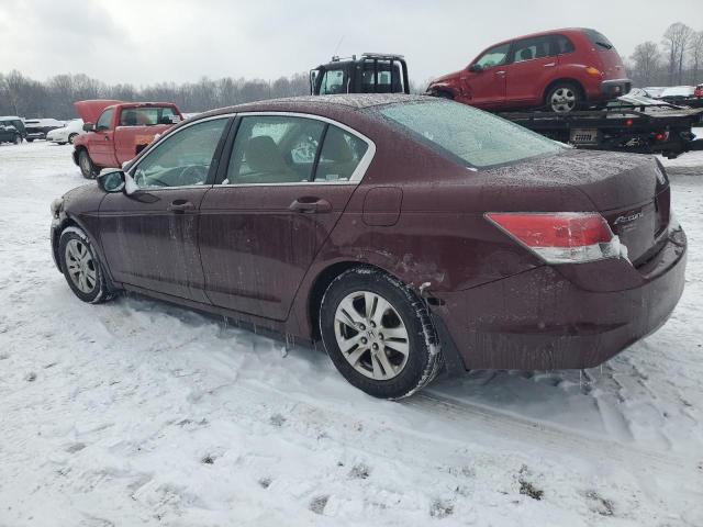 1HGCP26408A051374 - 2008 HONDA ACCORD LXP BURGUNDY photo 2