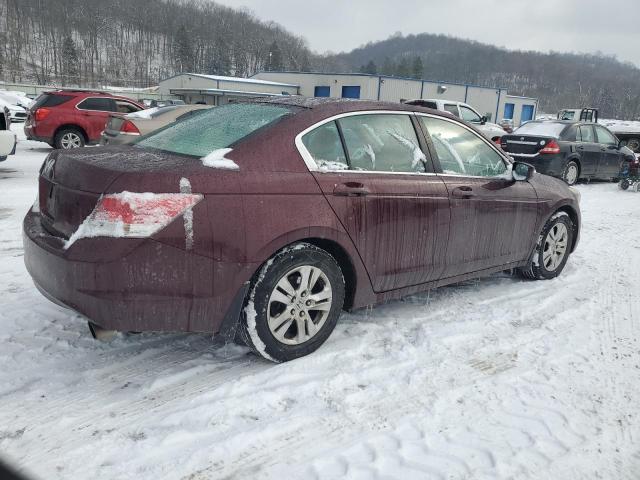 1HGCP26408A051374 - 2008 HONDA ACCORD LXP BURGUNDY photo 3