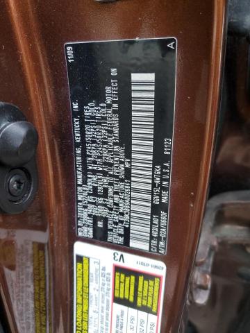 4T3BK3BB9AU026841 - 2010 TOYOTA VENZA BROWN photo 14