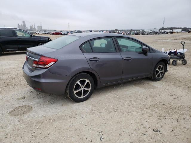 19XFB2F77FE089652 - 2015 HONDA CIVIC SE GRAY photo 3