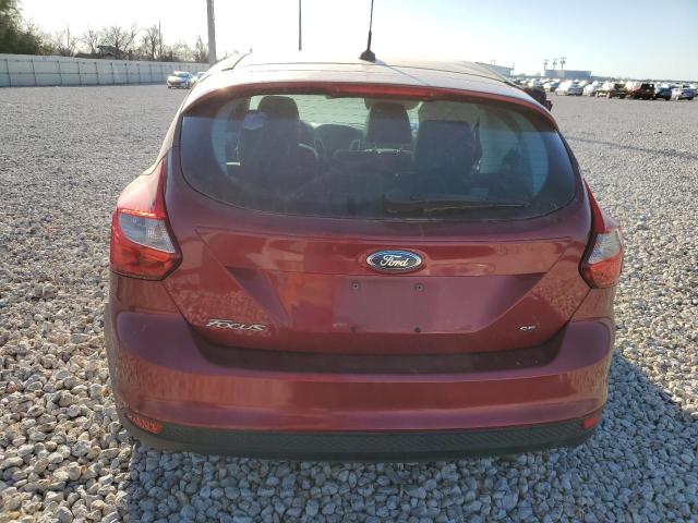 1FADP3K23EL200718 - 2014 FORD FOCUS SE RED photo 6