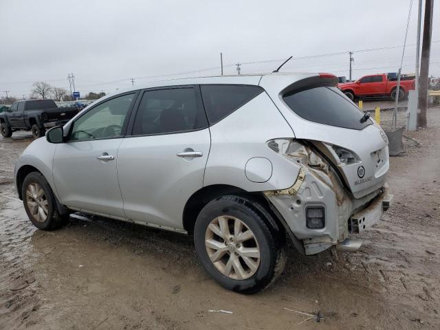 JN8AZ1MW4EW515526 - 2014 NISSAN MURANO S SILVER photo 2