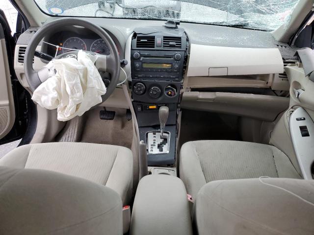 1NXBU4EE1AZ237661 - 2010 TOYOTA COROLLA BASE BLACK photo 8