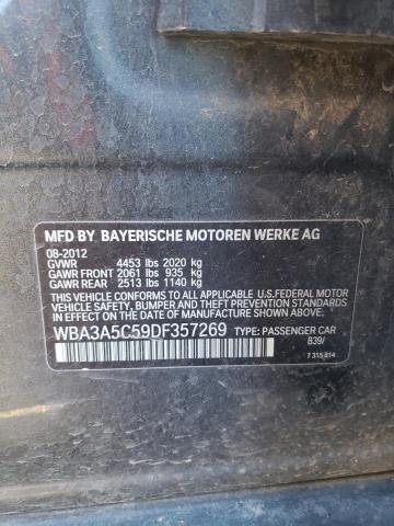 WBA3A5C59DF357269 - 2013 BMW 328 I GRAY photo 12