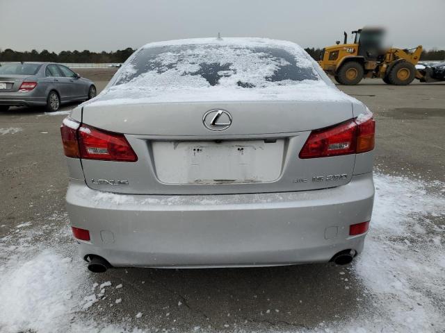 JTHCK262372012605 - 2007 LEXUS IS 250 SILVER photo 6