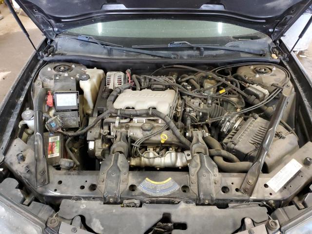 2G1WF52E349241702 - 2004 CHEVROLET IMPALA BLACK photo 11