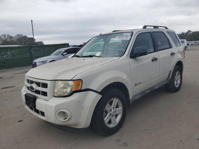 1FMCU49339KD10775 - 2009 FORD ESCAPE HYBRID WHITE photo 1