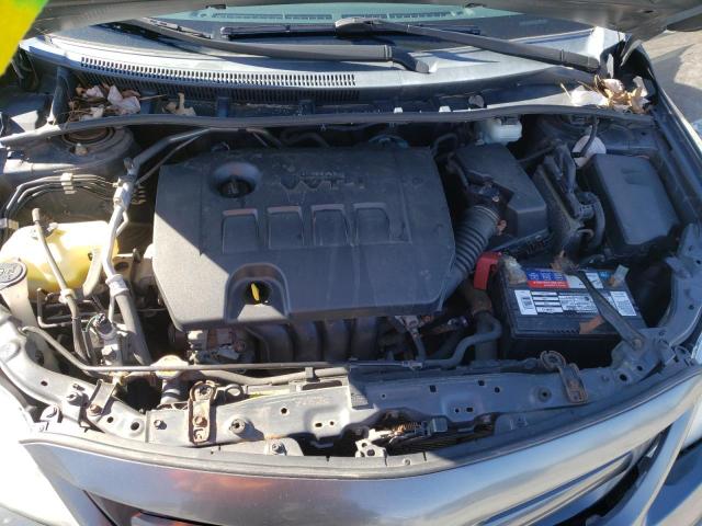 2T1BU4EE2CC857343 - 2012 TOYOTA COROLLA BASE BURGUNDY photo 11