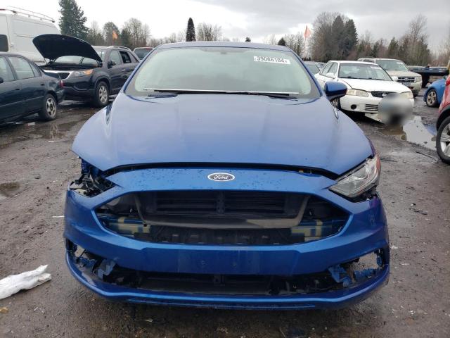 3FA6P0HD5HR277936 - 2017 FORD FUSION SE BLUE photo 5