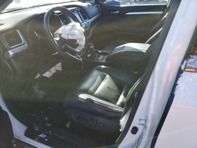 5TDJKRFH2FS113731 - 2015 TOYOTA HIGHLANDER XLE Білий фото 7