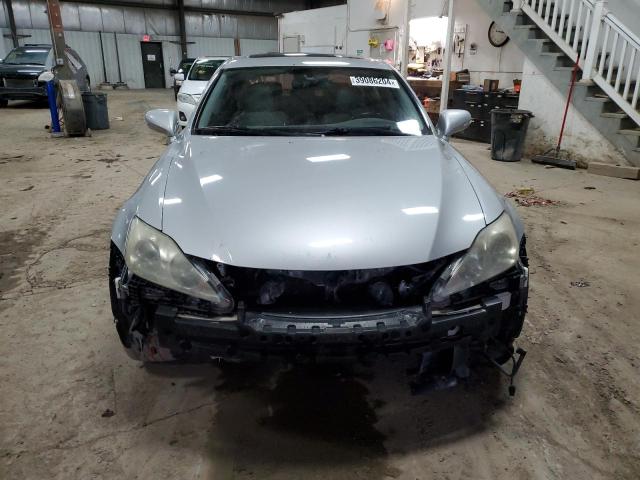 JTHCK262895031961 - 2009 LEXUS IS 250 SILVER photo 5