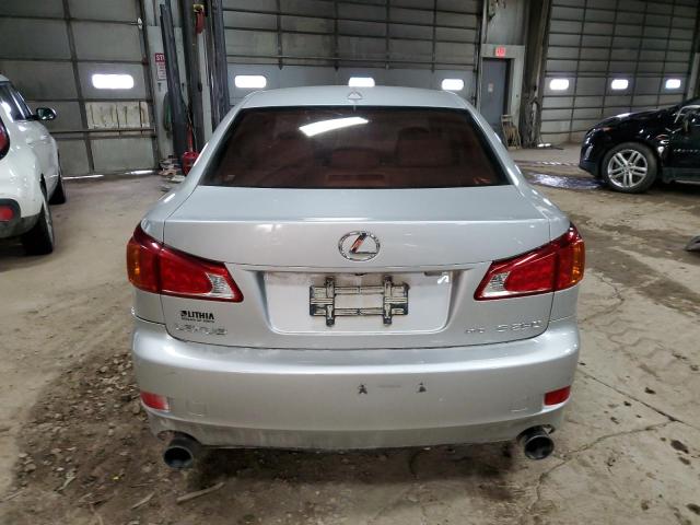 JTHCK262895031961 - 2009 LEXUS IS 250 SILVER photo 6