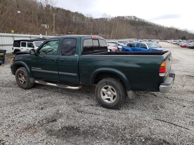 5TBBT44173S374691 - 2003 TOYOTA TUNDRA ACCESS CAB SR5 GREEN photo 2