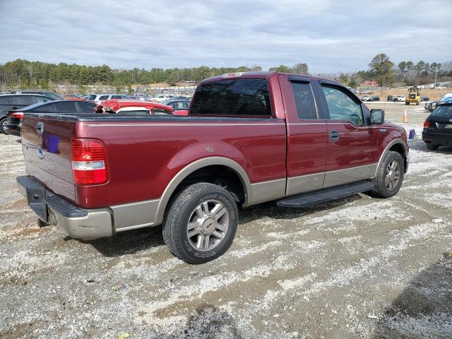 1FTPX12545NB50387 - 2005 FORD F150 BURGUNDY photo 3