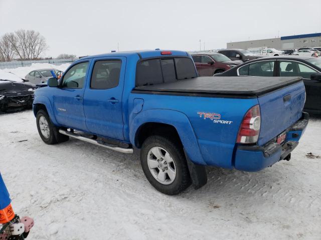 3TMJU62N69M075414 - 2009 TOYOTA TACOMA DOUBLE CAB PRERUNNER BLUE photo 2