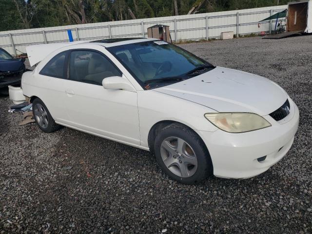 1HGEM22084L081550 - 2004 HONDA CIVIC EX WHITE photo 4