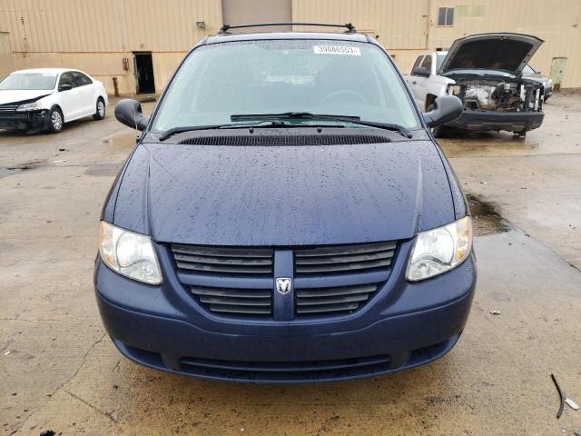 1D4GP45R95B259139 - 2005 DODGE CARAVAN SXT BLUE photo 5