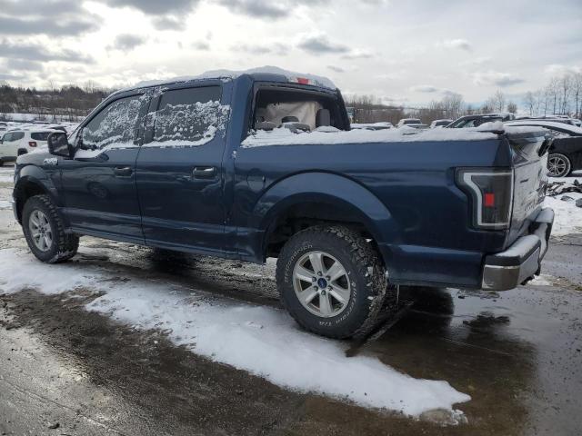 1FTEW1EG8JFA97737 - 2018 FORD F150 SUPERCREW BLUE photo 2