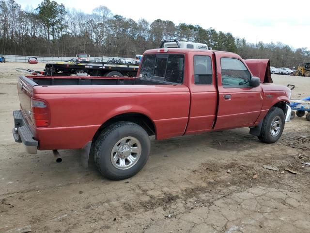 1FTYR14U42PA36411 - 2002 FORD RANGER SUPER CAB RED photo 3