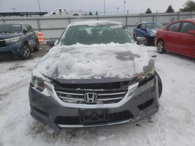 1HGCR2F37FA012330 - 2015 HONDA ACCORD LX GRAY photo 5