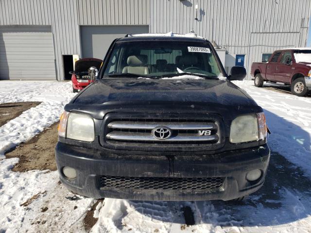 5TDBT48A32S058477 - 2002 TOYOTA SEQUOIA LIMITED BLACK photo 5