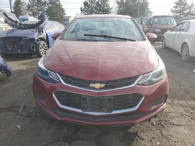 3G1BE6SM2HS526396 - 2017 CHEVROLET CRUZE LT RED photo 5