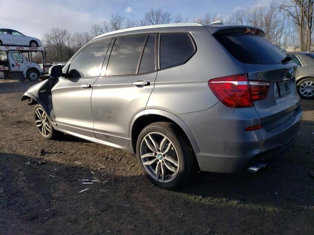 5UXWX9C58H0D99156 - 2017 BMW X3 XDRIVE28I GRAY photo 2