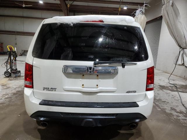 5FNYF4H5XEB504931 - 2014 HONDA PILOT EXL WHITE photo 6