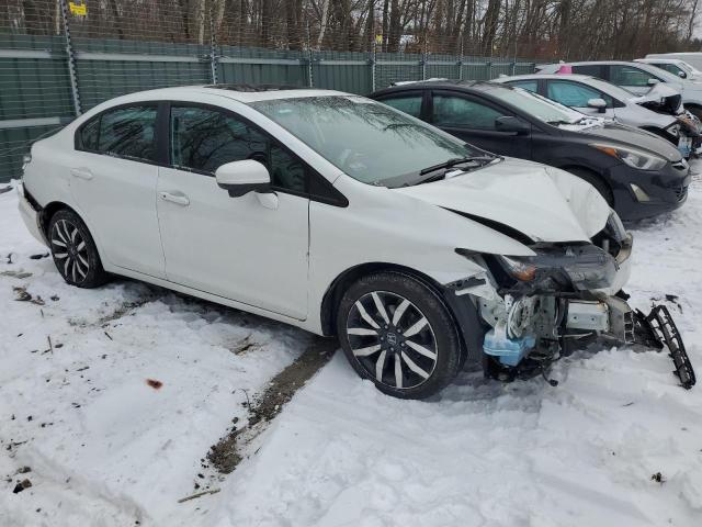 19XFB2F98FE279901 - 2015 HONDA CIVIC EXL თეთრი ფოტო 4