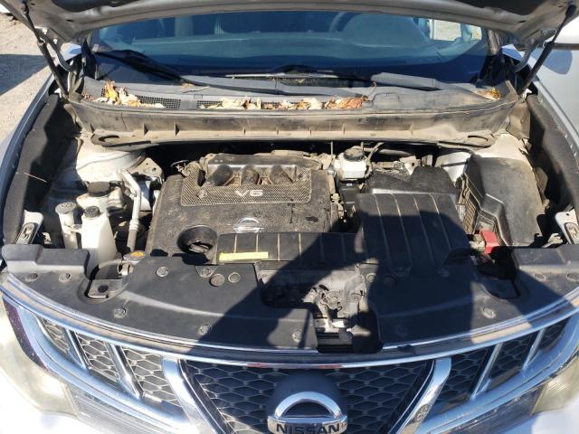 JN8AZ1MU2EW403743 - 2014 NISSAN MURANO S SILVER photo 11