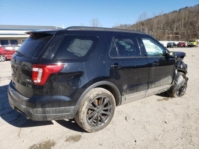 1FM5K8D83JGA78310 - 2018 FORD EXPLORER XLT BLACK photo 3