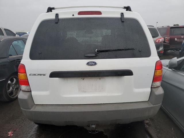 1FMYU04111KB27237 - 2001 FORD ESCAPE XLT WHITE photo 6