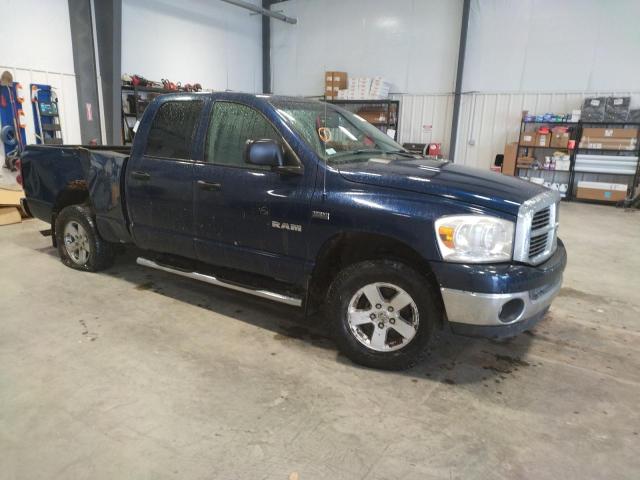 1D7HU18288J131319 - 2008 DODGE RAM 1500 ST BLUE photo 4