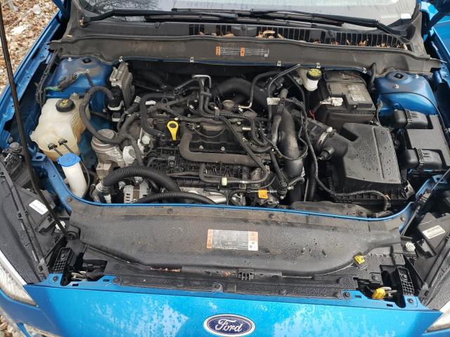 3FA6P0CD0LR152326 - 2020 FORD FUSION SEL BLUE photo 11