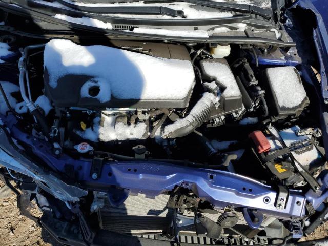 2T1BURHE5JC063460 - 2018 TOYOTA COROLLA L BLUE photo 11