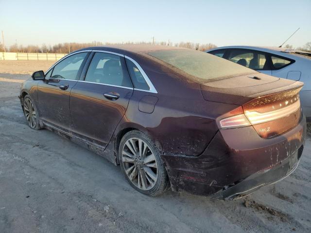 3LN6L5E9XHR618567 - 2017 LINCOLN MKZ RESERVE ბურგუნდია ფოტო 2