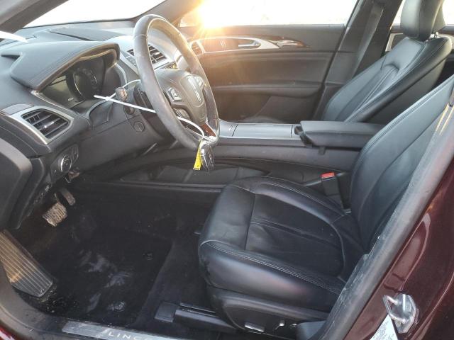 3LN6L5E9XHR618567 - 2017 LINCOLN MKZ RESERVE ბურგუნდია ფოტო 7