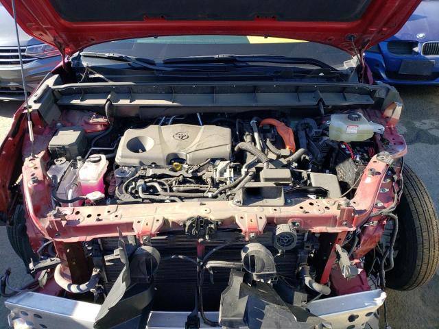 5TDDBRCH4MS521923 - 2021 TOYOTA HIGHLANDER HYBRID LIMITED RED photo 12