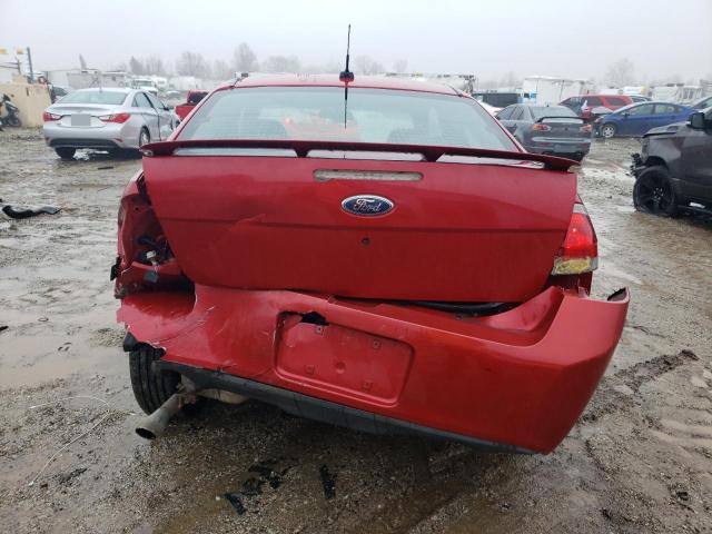 1FAHP32N49W219374 - 2009 FORD FOCUS SE RED photo 6