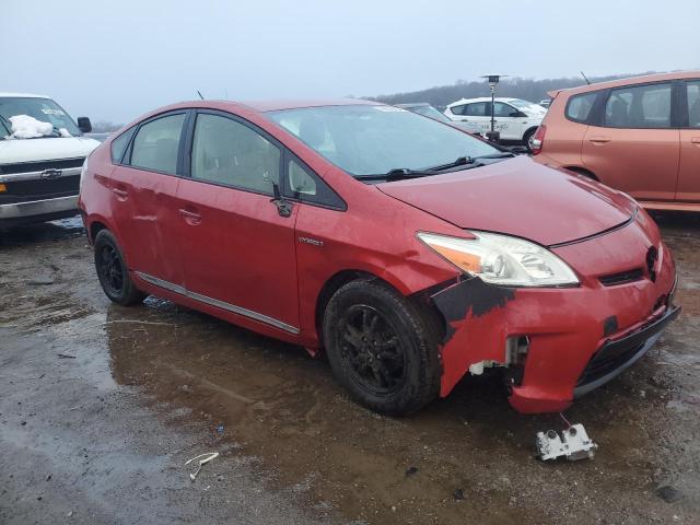 JTDKN3DU3E1736652 - 2014 TOYOTA PRIUS RED photo 4