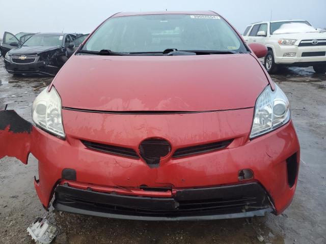 JTDKN3DU3E1736652 - 2014 TOYOTA PRIUS RED photo 5