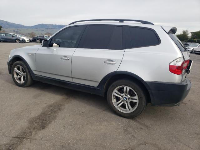 WBXPA93495WD15145 - 2005 BMW X3 3.0I SILVER photo 2